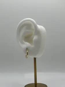 14K Gold Classic Baby Hoops (037)