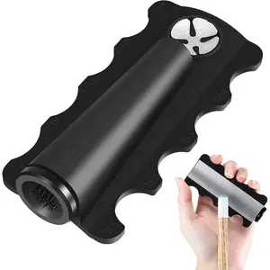 Pool Cue Tips Repair Tool, Pool Stick Tip Shaper Scuffer Aerator Burnisher Radius Gauge, 5 in 1 Billiards Accessories