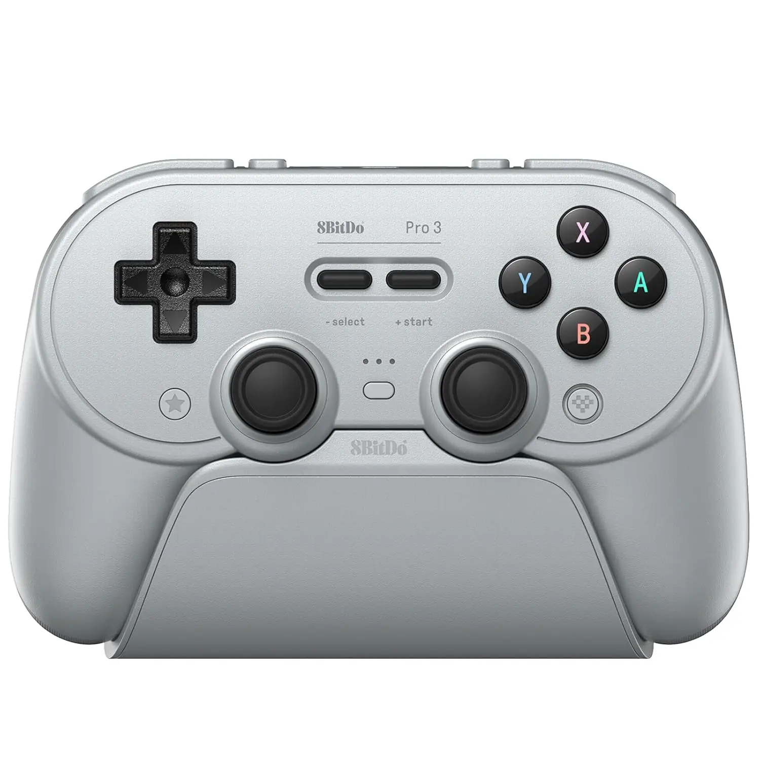 Pro 3  Gamepad, Compatible with  1/2, PC, , SteamOS, Android, TMR Joysticks, Hall Effect Triggers,  Buttons (Gray)