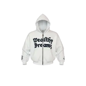 White Wealthy Dreamz Hoodie