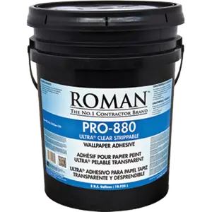 Roman Decorating Products PRO-880 5 Gallon Ultra Clear Premium Adhesive
