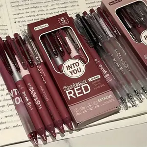 Durable plastic construction makes each pen in the 5-Pack long-lasting, while the vintage bordeaux red color adds a stylish touch to your desk stationery collection