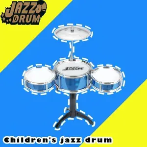 Mini Realistic Drum Set Toy Small Jazz Drums Percussion Musical Instrument for Kids Early Educational Gift