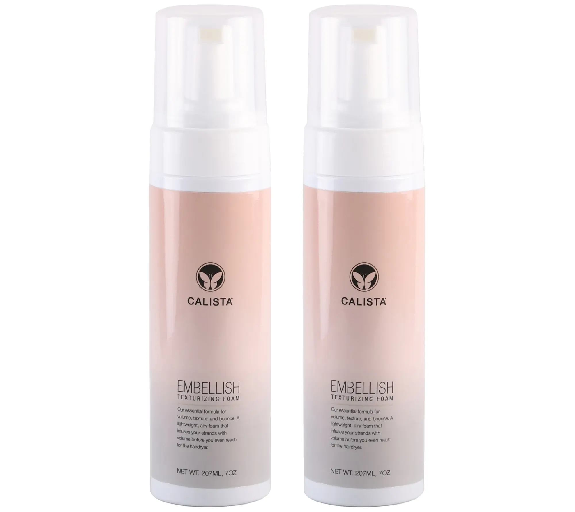 QVC Embellish Texturizing Foam Duo, Haircare Styling Mousse
