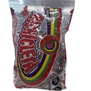 1 Bolsa de Pachicletas paleta Confitada con goma de mascar 20und Sour Fruit Flavors Sour Variety Gummy