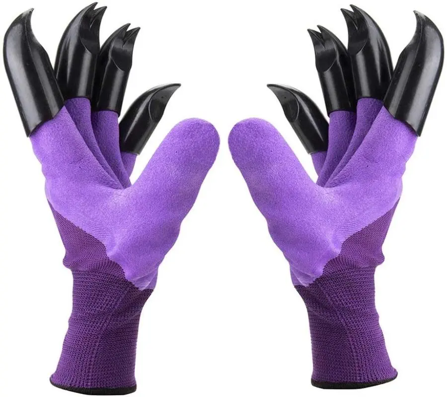 Gardening Gloves with Claws - Protect Your Hands with Durable ABS Plastic and Flexible Rubber Latex