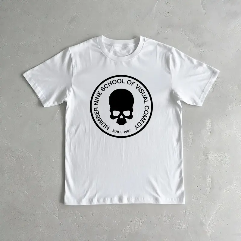 Number Nine School of Visual Comedy Heavy T-Shirt - Number Nine Tshirt Singer Top, Gift for Fans, Vintage Hip Hop Y2K
