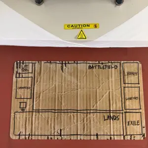 Poor Person's v2  Playmat for TCG - FUNNY , MTG Playmat - Anti Slip