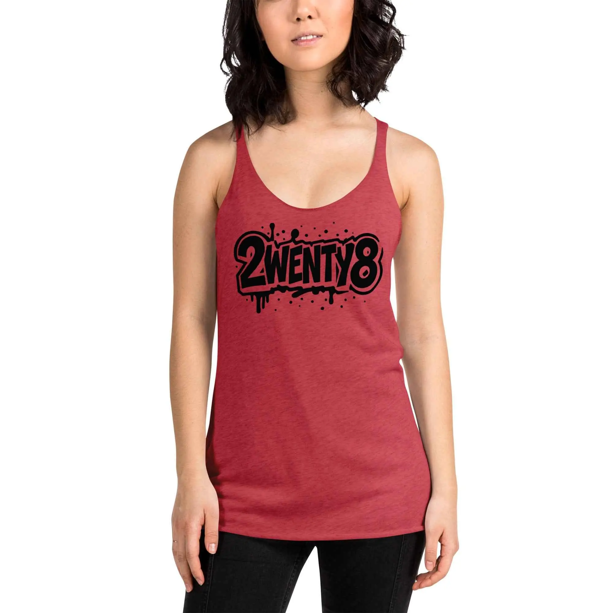 2wenty8 "Drip" Women's Racerback Tank