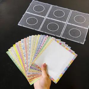 Fuse Bead Making Plate Board 2.6mm Perler Beads Board High-Quality Ironing Paper Reusable Mat Baking Cloth