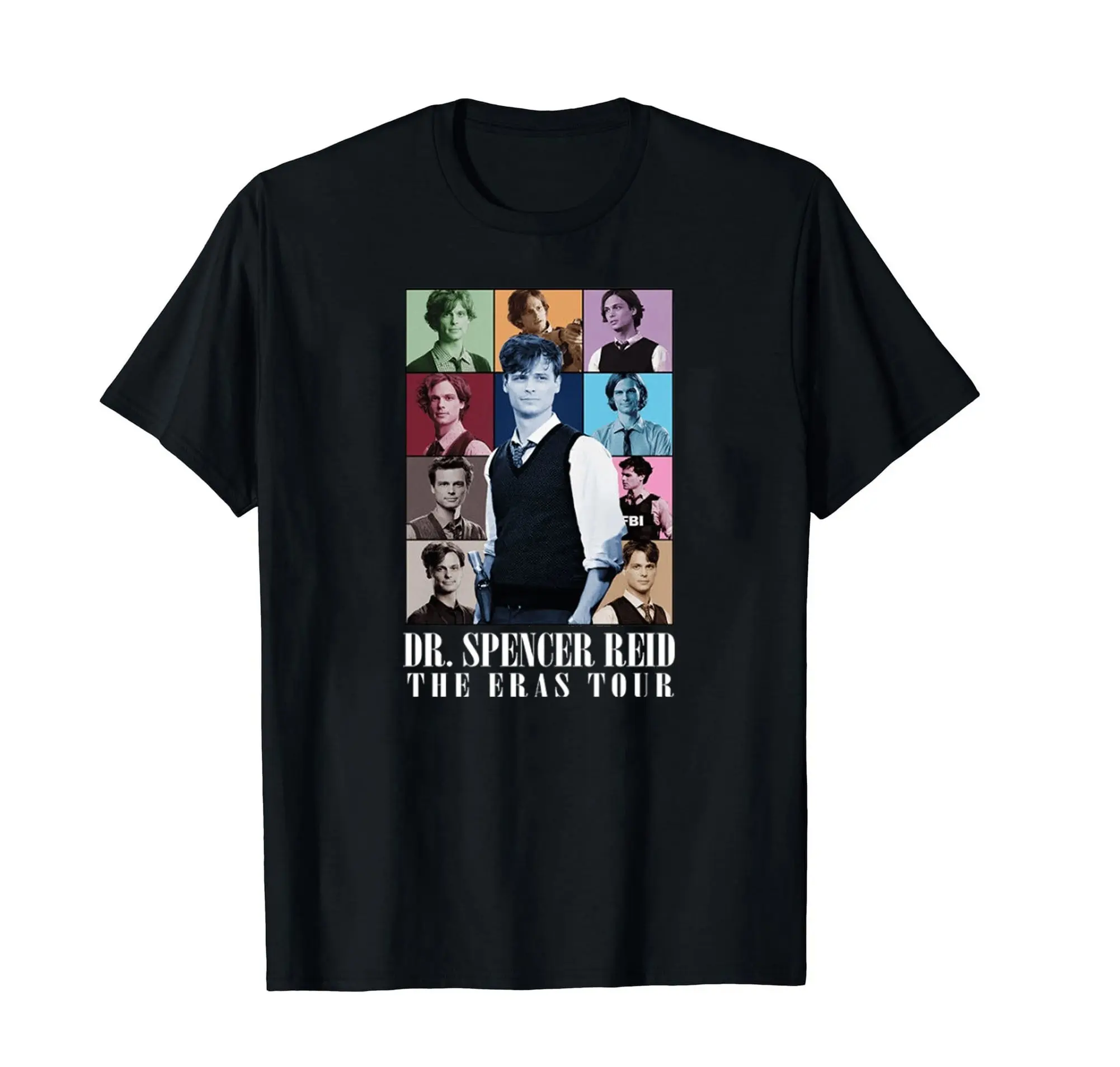 VintageTee Gildan Dr Spencer Reid Unisex T-shirt, Spencer Reid Eras Tour Tshirt, Criminal Minds Tv Series Gift on Birthday Christmas Casual Festive