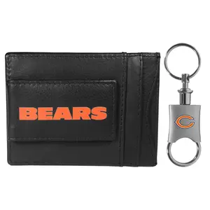 Siskiyou Sports NFL Leather Cash Cardholder & Valet Key Chain