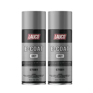 Lauco 11 oz Auto Paint Primer Aerosol Spray Can - E-Coat Gray, Direct-to-Metal Car Coating Spray, Factory Perfect Match to Primer, Easy for DIY Body Repair Automotive Maintenance