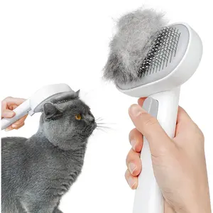 Cat Brush for Shedding, Cat Brushes for Indoor Cats, Cat Brush for Long or Short Haired Cats, Cat Grooming Brush Cat Comb for Kitten Rabbit Massage Removes Loose Fur