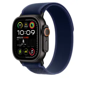Compatible with Apple Watch Series 11, S10/S9, and Ultra 3; nylon strap with trail loop design