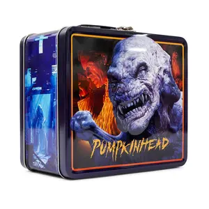 PUMPKINHEAD METAL TIN LUNCH BOX TOYNK EXCLUSIVE