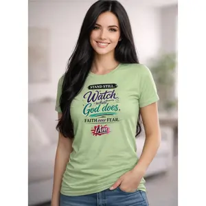 Stand Still & Watch – Faith Over Fear Tee - Exodus edition