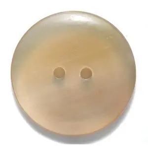 30HR251-BU: Horn Button Natural 30mm 2HOLE - - 5PC