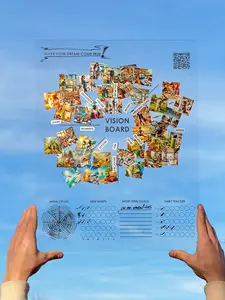 Clear Vision Board Kit - Your Goals, Visualized