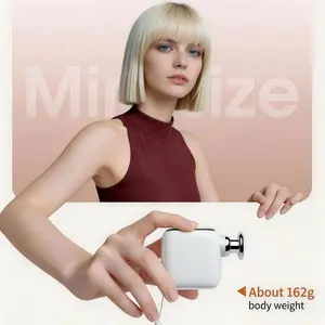 Three-Head Interchangeable Mini Portable Massage Gun, 3 Adjustable Modes, Low Noise, USB Charging, Perfect Gift for Holidays