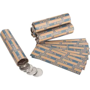 Nickel Coin Wrappers Nickels Only Flat Nickel Rolls 110PCS