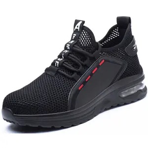 Steel Toe Work Shoes for Men Women Lightweight Safety Shoes Nonslip Work Sneakers Breathable Industrial Boots