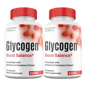 Glycogen Blood Balance Capsules , Max Strength, Glycogen Pills (2 Pack)