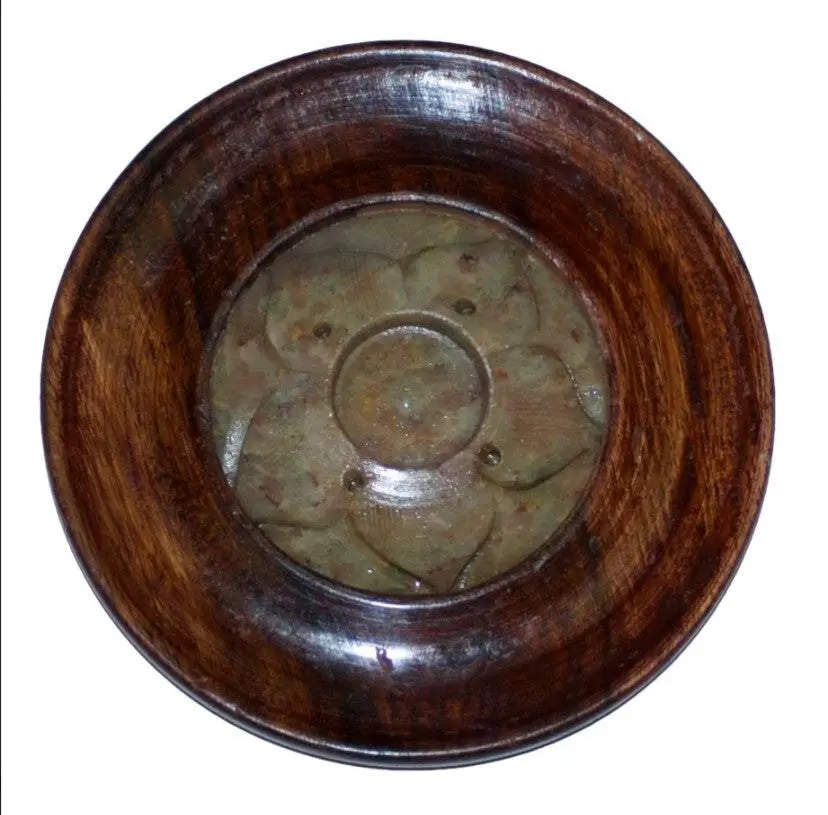 Round Cone Soapstone Holder