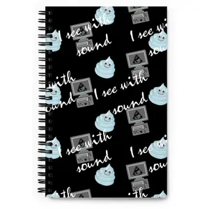 I See With Sound Sono Spiral Notebook Gel and US Machine