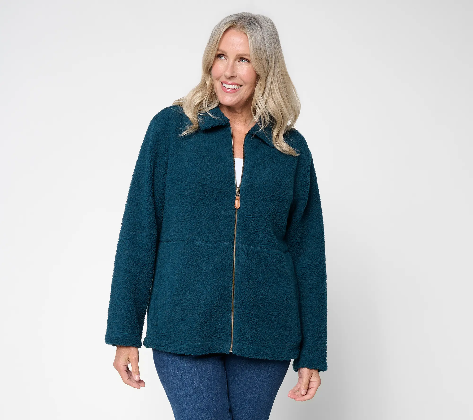 Belle by Kim Gravel Hey Ya'll It's Fall Sherpa Jacket