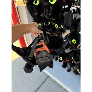 Funny ugly cute Japanese cartoon toothless doll plush backpack commuting jk backpack Gift