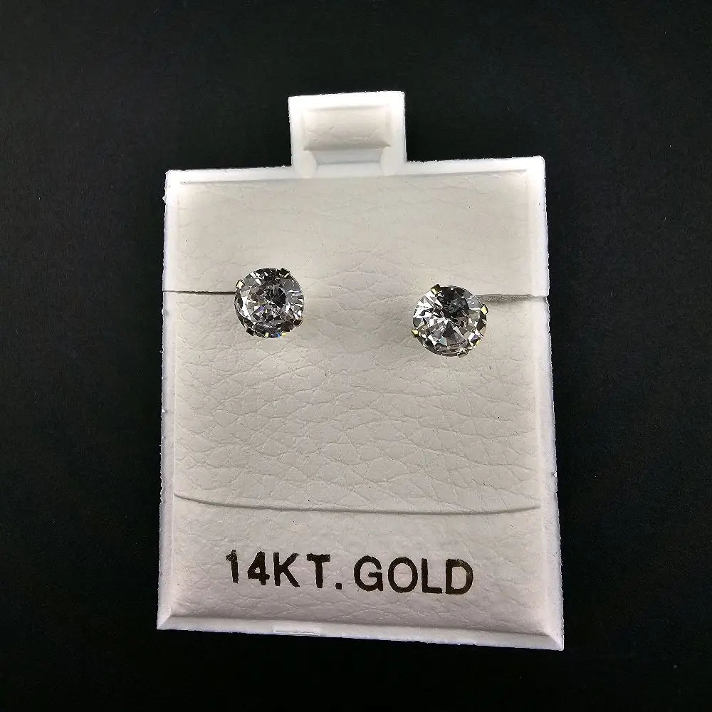 14K gold earrings 6mm 14K gold earrings 6mm