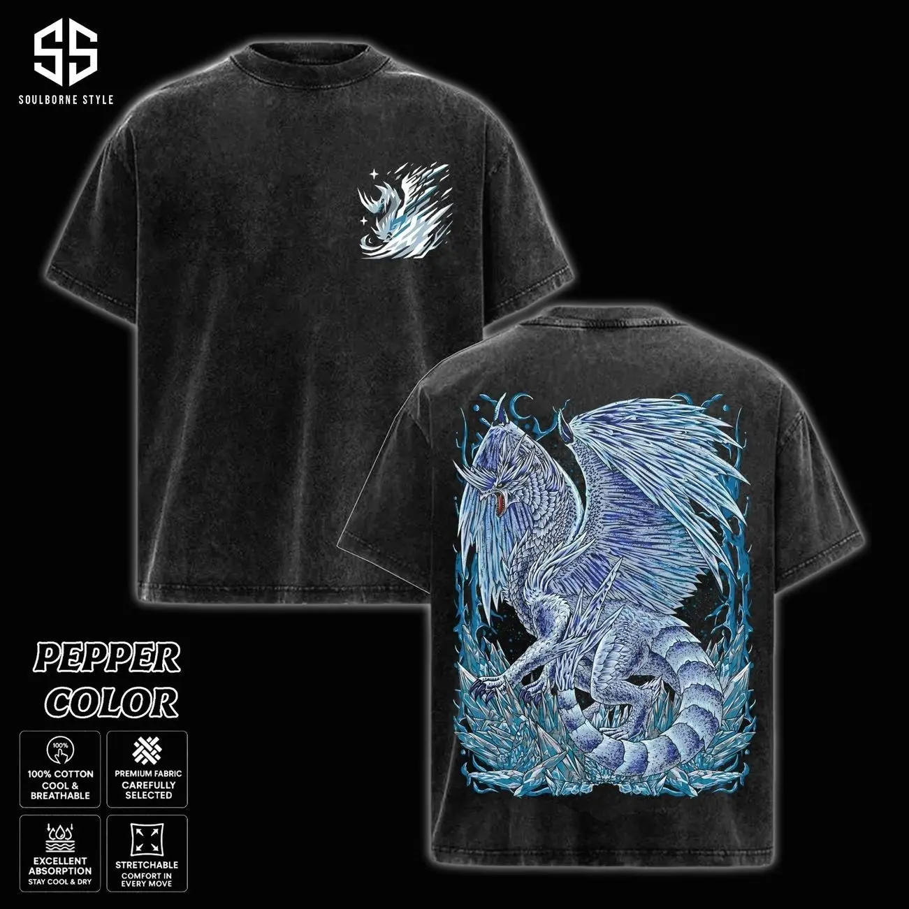 [Soulsborne Style Collection] Vintage Edition Monster Hunter Wilds 2.0 Unisex Comfort Colors T-shirt, Action RPG Gaming Apparel, Game Shirt, Video Game Clothes, Boy Merch, Gift For Him, Gift For Her, Cotton Crewneck Top Clothes Streetwear 4NA