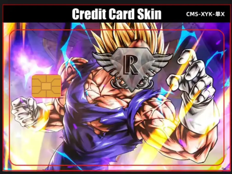 Majin Halo Veg Debit Card Sticker