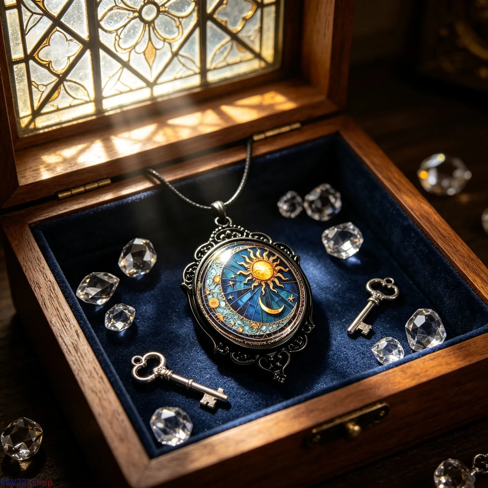 Women's Celestial Sun & Moon Enamel Cameo Necklace - Vintage Gothic Accessory, Boho Gothic Celestial Goth Alternative Chain Jewelry Necklaces for Outdoor Events, Boho Necklaces campingessentials