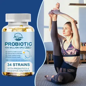 NL Women's Probiotics - 120 Count - Probiotics for Women pH Balance with Prebiotics & Lactobacillus Probiotic Blend Digestive Gut Health Supplement