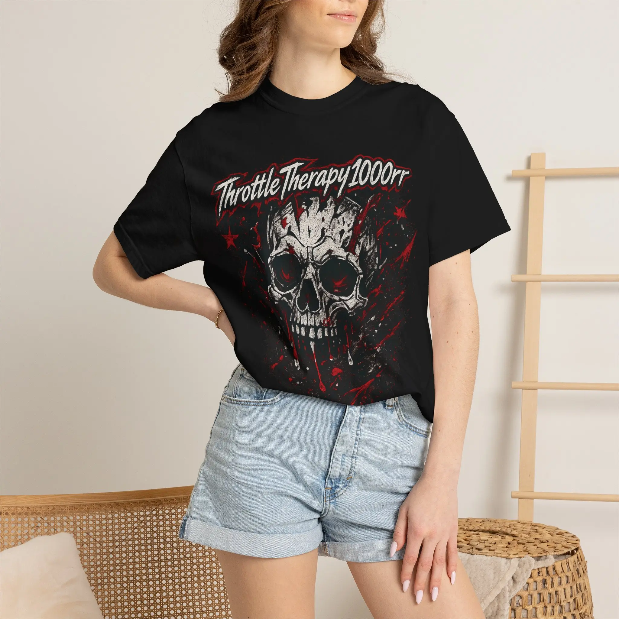 ThrottleTherapy1000rr Skull T-Shirt