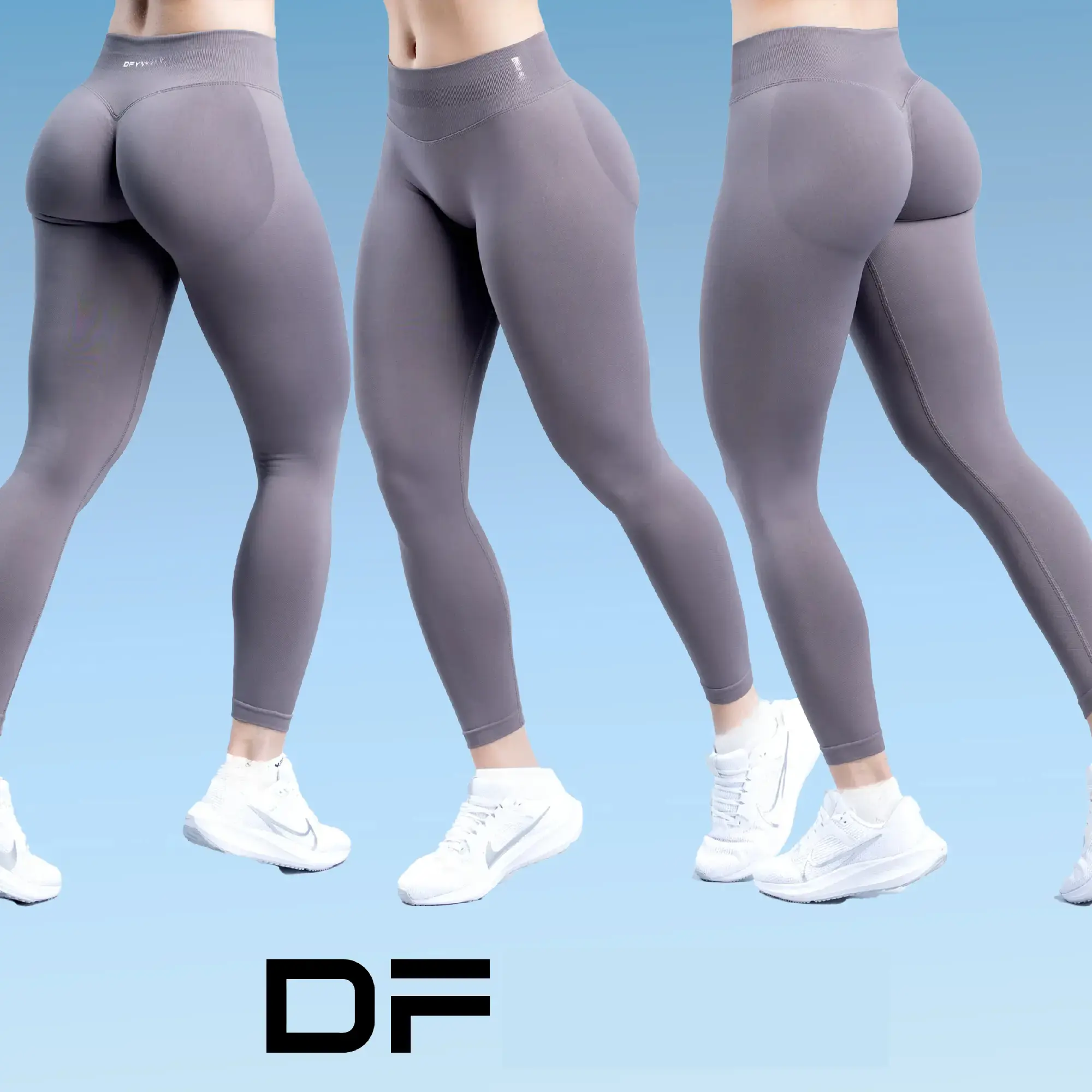 Impact Leggings - Seamless High-Waisted Compression Support Leggings with Sculpting Fit, Second-Skin Feel, Athleisure Style 1pc Seamless Activewear for Sports