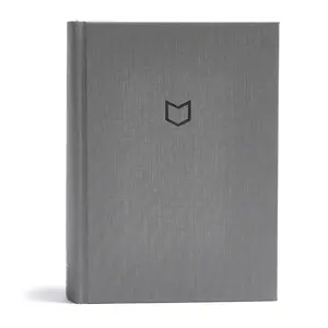 CSB He Reads Truth Bible, Charcoal Cloth Over Board, Black Letter, Journaling Space, Illustrations, Easy-to-Read Bible Serif Type Hardcover