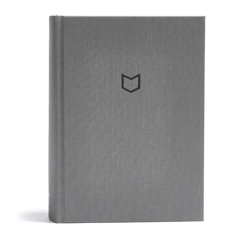 CSB He Reads Truth Functional Unabridged Regular Edition English Religious Bible, Charcoal Cloth Over Board Hardcover, Black Letter, Journaling Space, Illustrations, Easy-To-Read Serif Type, Daily Dev Focused, 3.4 lbs, 6.5x2.44x8.8"