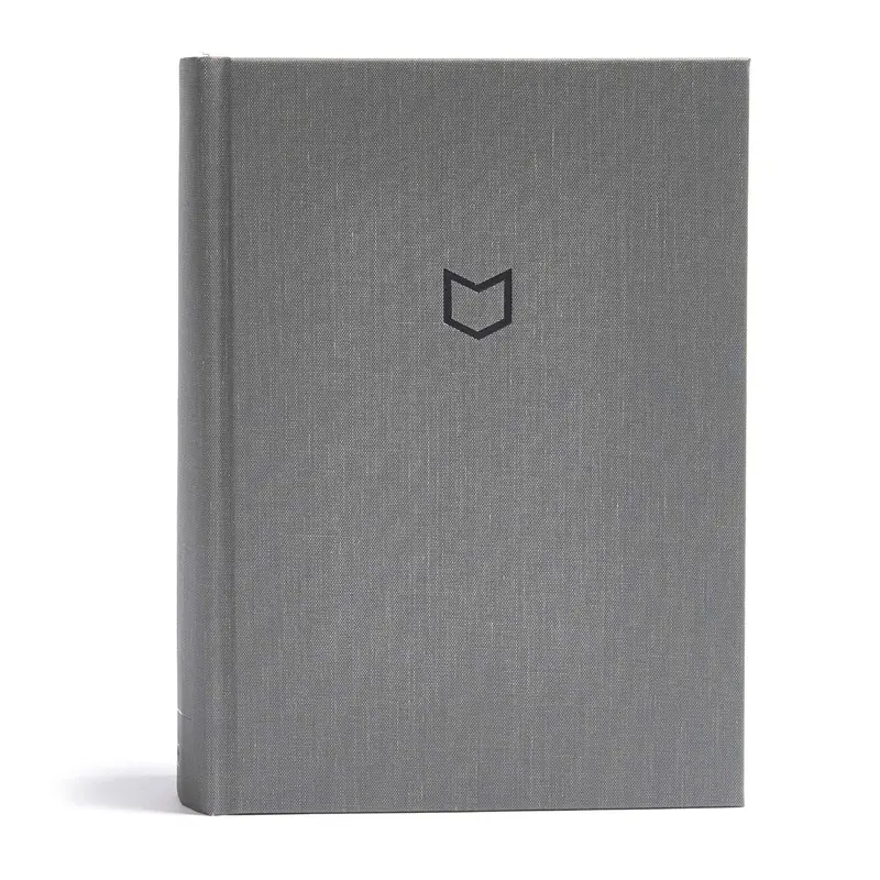 CSB He Reads Truth Functional Unabridged Regular Edition English Religious Bible, Charcoal Cloth Over Board Hardcover, Black Letter, Journaling Space, Illustrations, Easy-To-Read Serif Type, Daily Dev Focused, 3.4 lbs, 6.5x2.44x8.8"