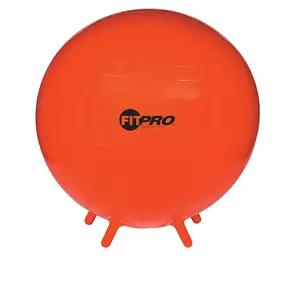 212 MAIN Fitpro Stability Legs Abs Equipment, 75cm Red Office Fitness Ball