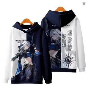 Game Wuthering Waves All Role Playing Hoodie 3D Print Men Women Anime Sweatshirt Autumn/Winter Hoodies Casual Y2k Tracksuit Coat