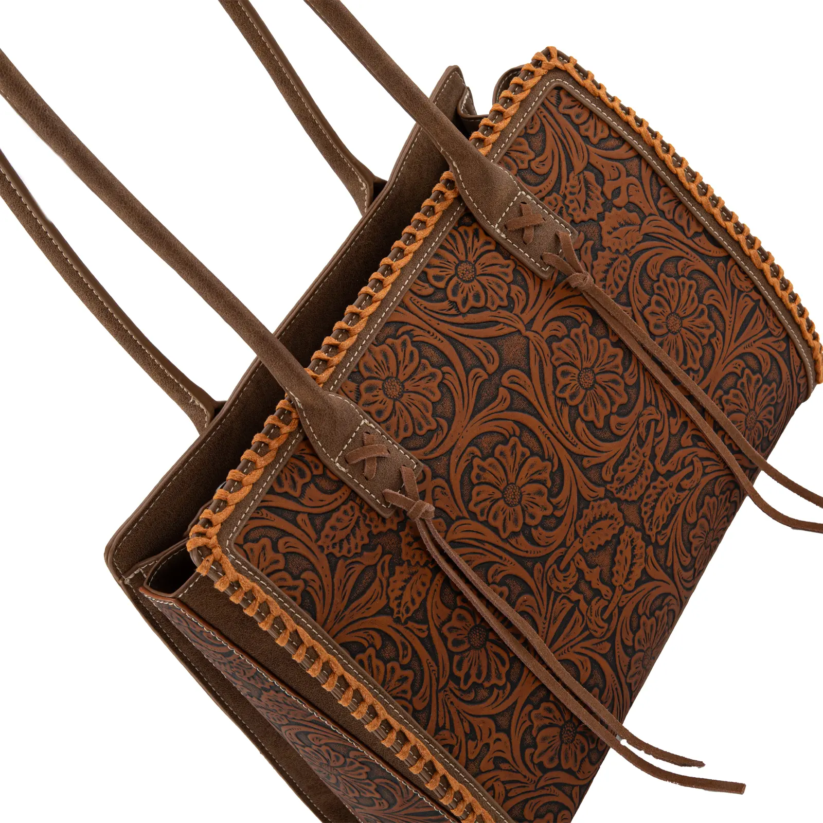 Montana West Western Floral Handle Bag for Women Durable Large