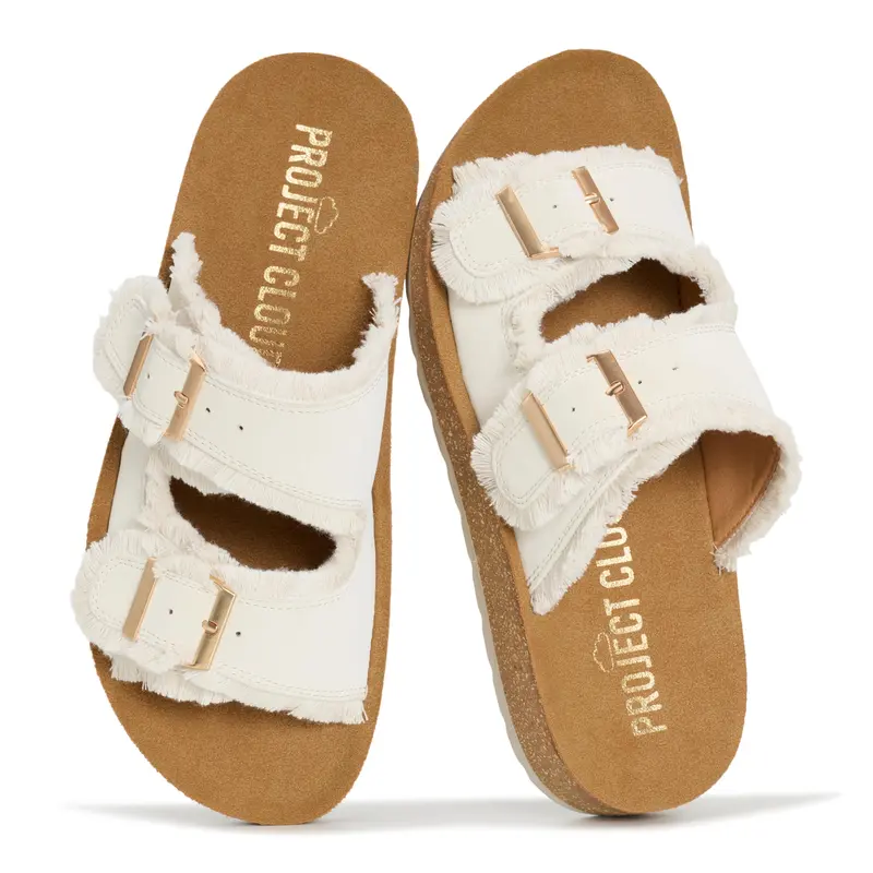 Project Cloud Women's | Womens Buckle Sandals | Plush and Soft Insole | Lightweight | Non-Slip - Light