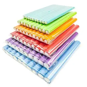 10 Piece Soft No Heat Curlers Set, Curling Wand for Lazy Sleep Styling, Multi-Functional Heat-Proof Foam Curling Rods, Random Colors for DIY Hair Styling, Heatless Curling Rod