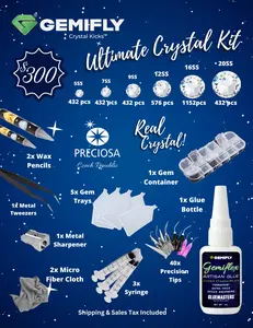 GEMIFLY DIY Ultimate Crystal Starter Kit