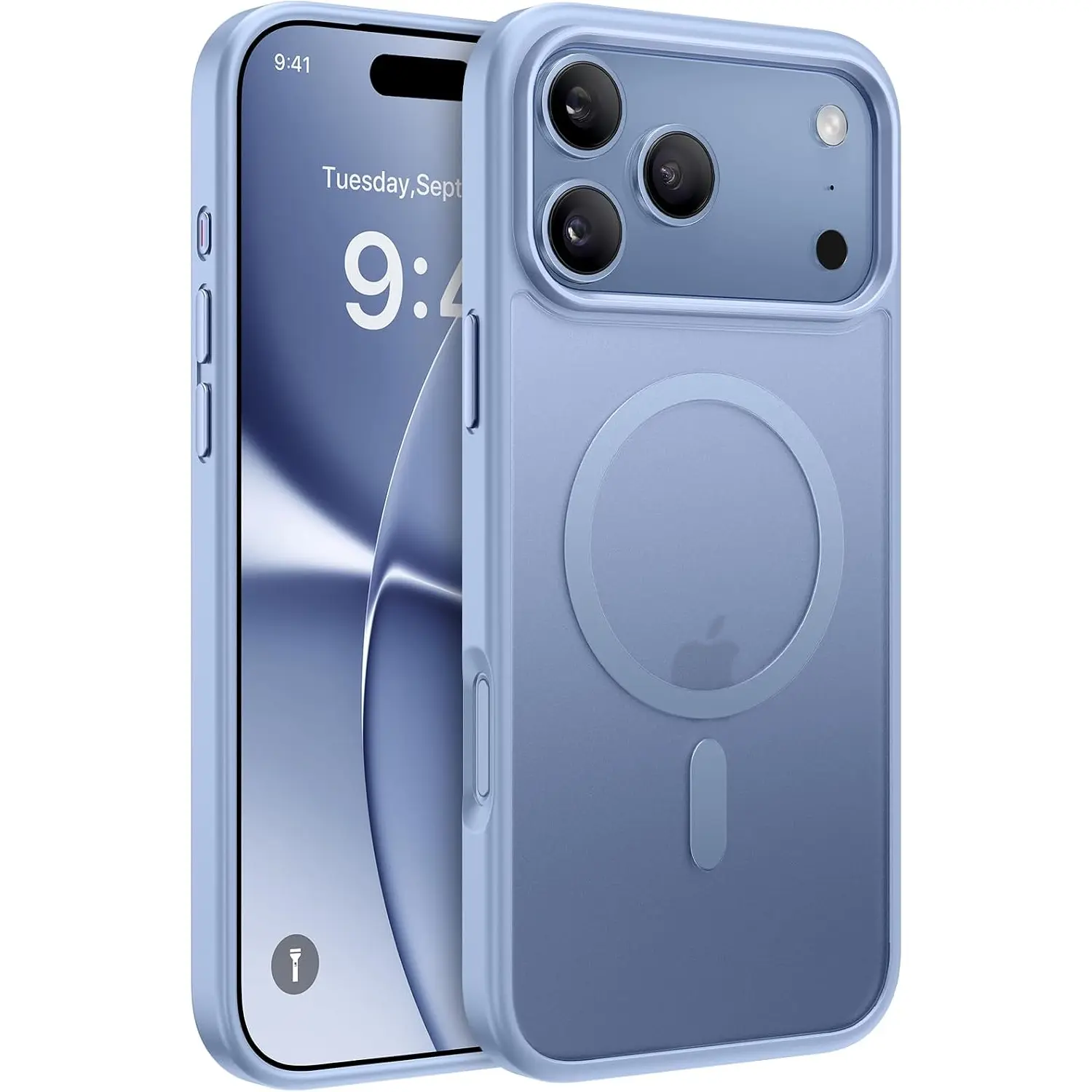 Light Blue Magnetic for Iphone 18 Pro Max Case Miracase Protective Cellphone Casing