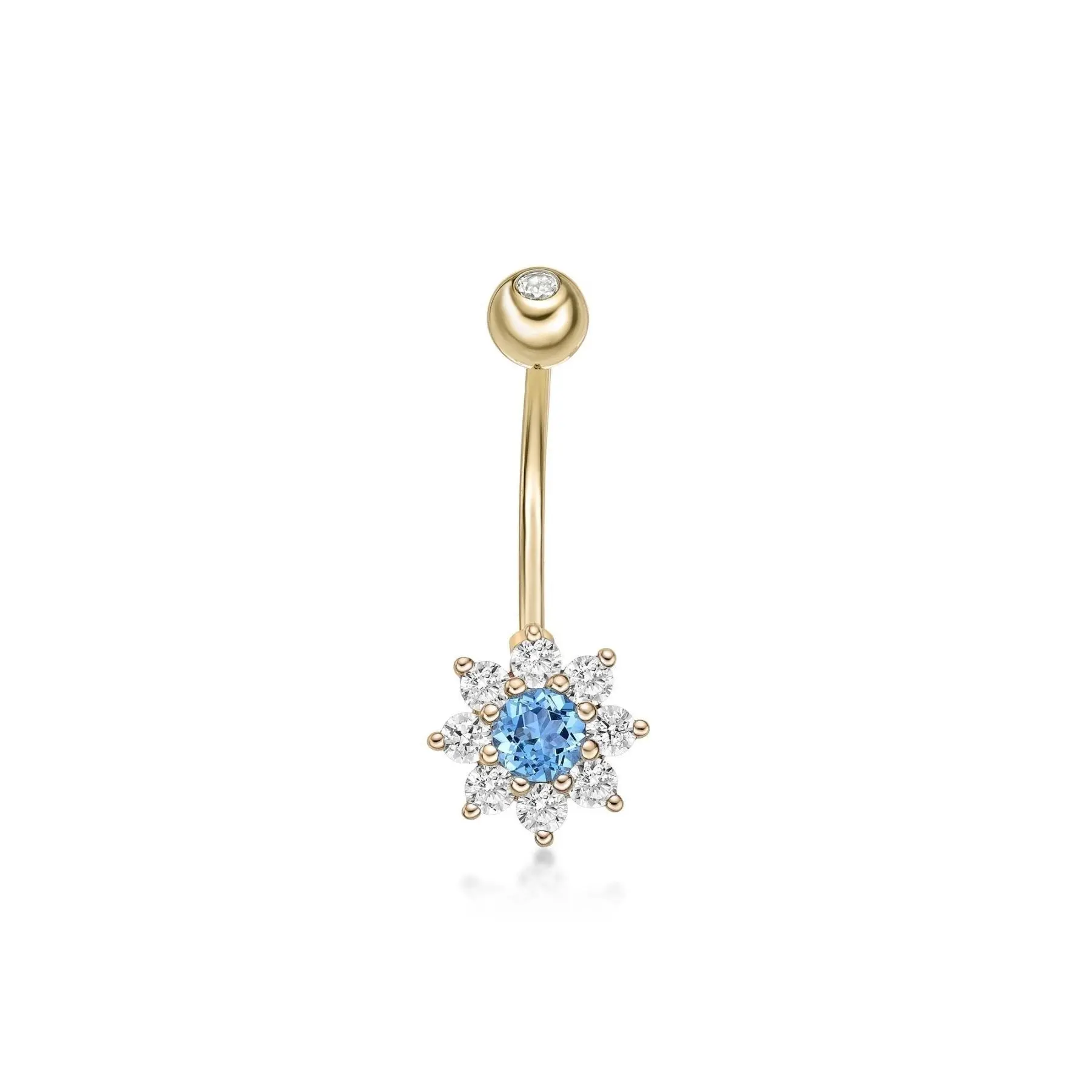Star Belly Ring - 16G
