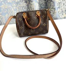 Pre-owned Louis Vuitton canvas Crossbody Bags speedy nano